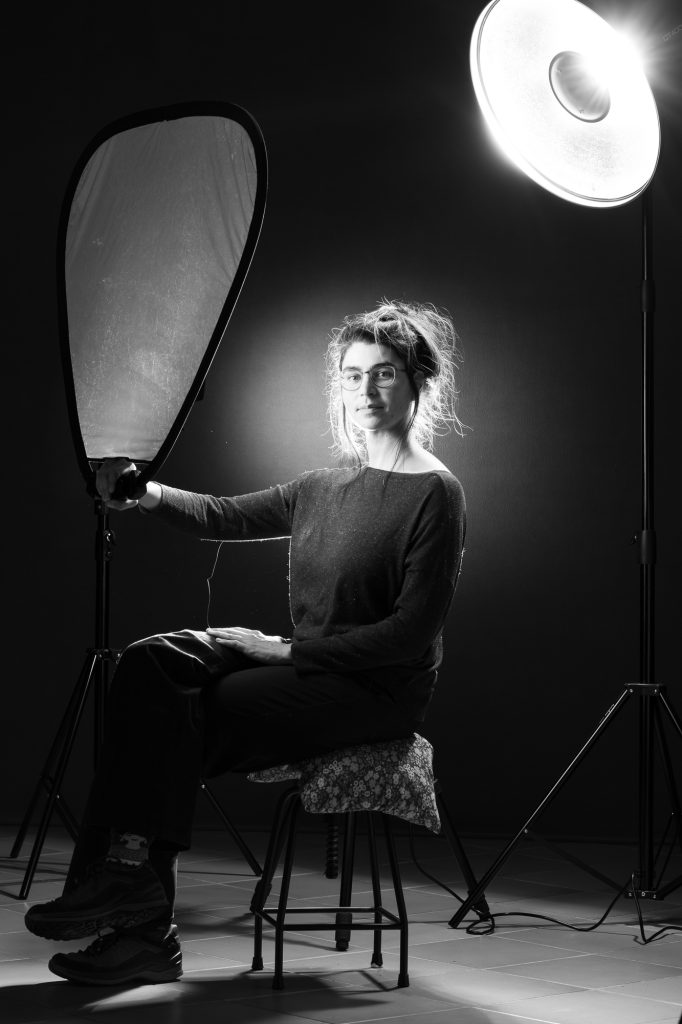 Backstage - Studio Titouan Coladon - Portrait de Hanna, séance du 18 Avril 2025 à la Boissière, Gard.