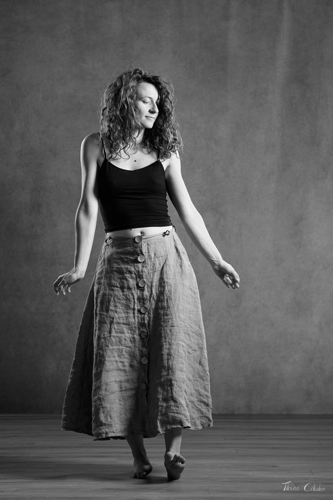 Photo de danse, Sophie. Séance du 17 Avril 2026 au studio de Villefort, Lozère.