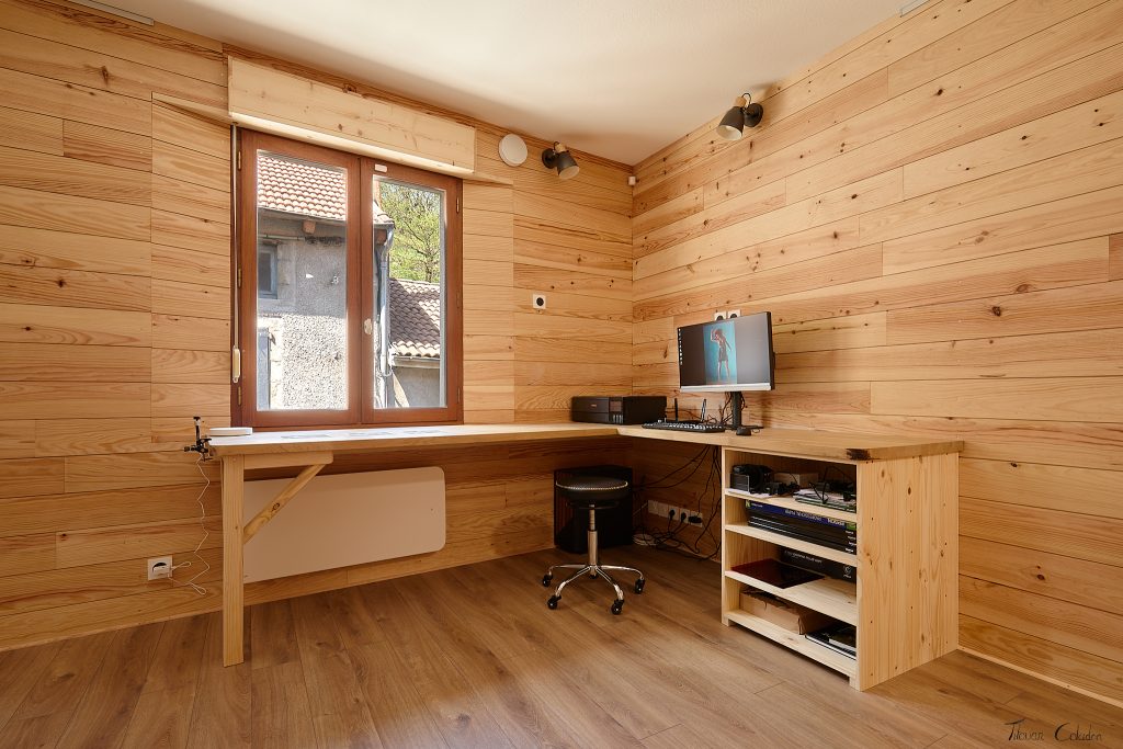 Espace bureau au studio de Villefort