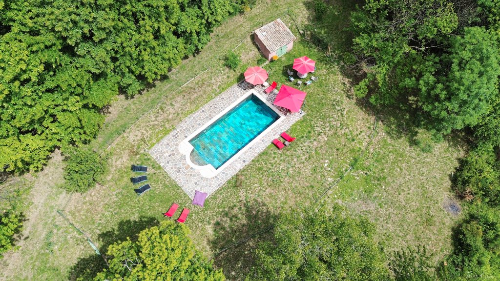 Photographie immobilière du gîte le mas del chammoun.