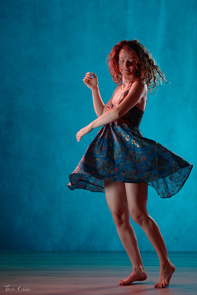 Photo de danse, Sophie. Séance du 17 Avril 2026 au studio de Villefort, Lozère.