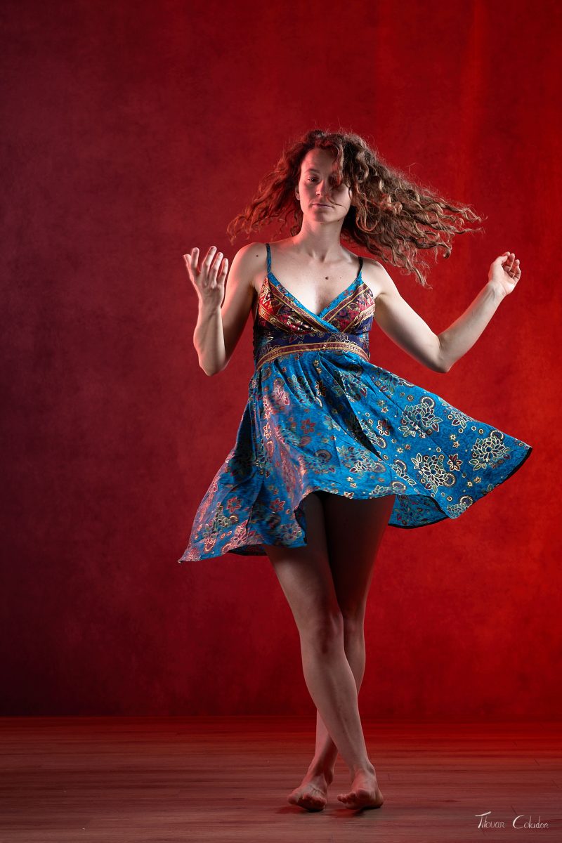 Photo de danse, Sophie. Séance du 17 Avril 2026 au studio de Villefort, Lozère.