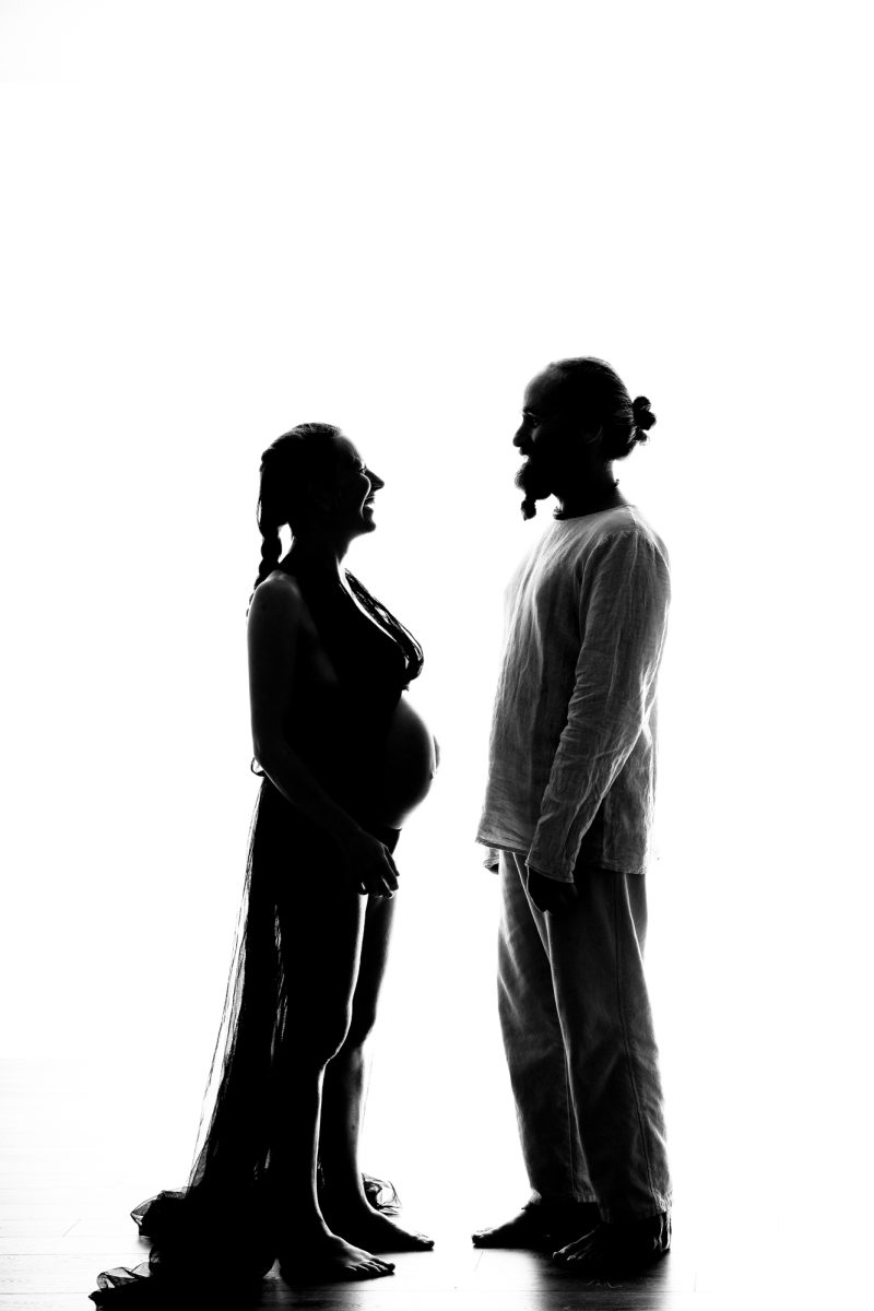 Photo de grossesse. Séance du 05 Novembre 2025 à Villefort, Lozère.