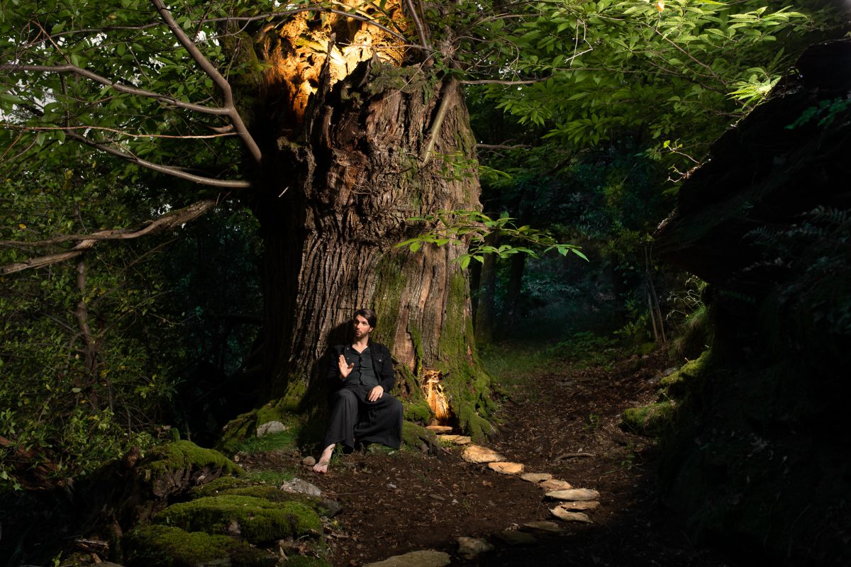 Photo de Rémi Garcia Kerviel, conteur. Séance du 1 Juin 2025 à la Boissière, Gard.