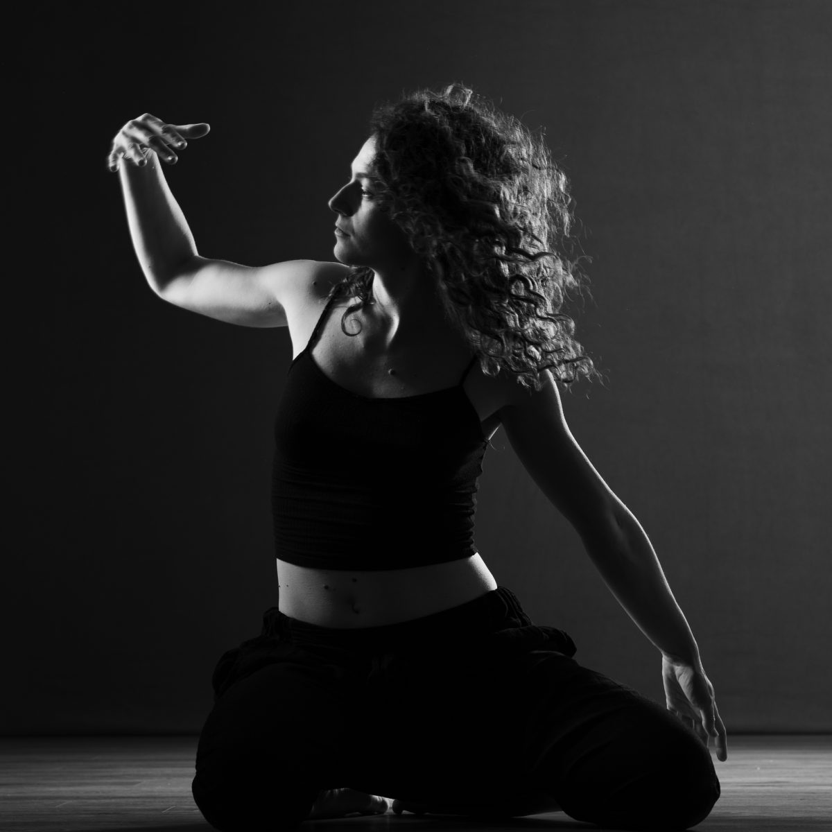 Photo de danse, Sophie. Séance du 3 Mars 2026 au studio de Villefort, Lozère.