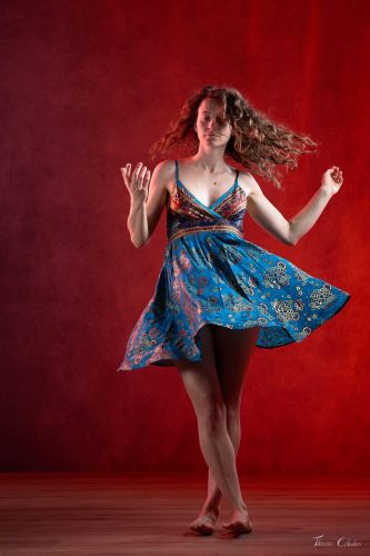 Photo de danse, Sophie. Séance du 17 Avril 2026 au studio de Villefort, Lozère.