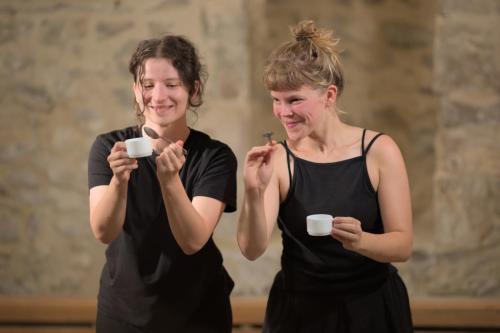 Photo du stage de marionnette organisé par l'association Le FIEF, à La Bégude de Mazenc dans la Drôme.