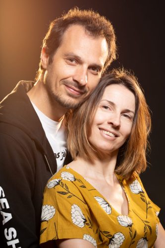 Portrait de Johan et Audrey, séance du 21 Avril 2025 à la Boissière, Gard.