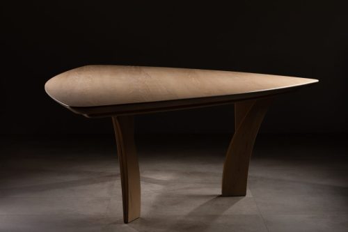 Ébéniste Thierry Dubois, art des choix du bois, photographie de studio.